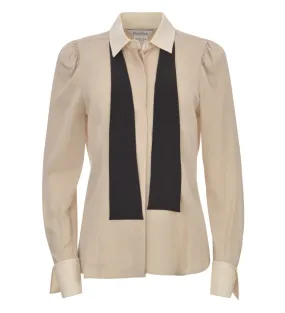 MaxMara  |Silk Long Sleeves Plain Shirts & Blouses