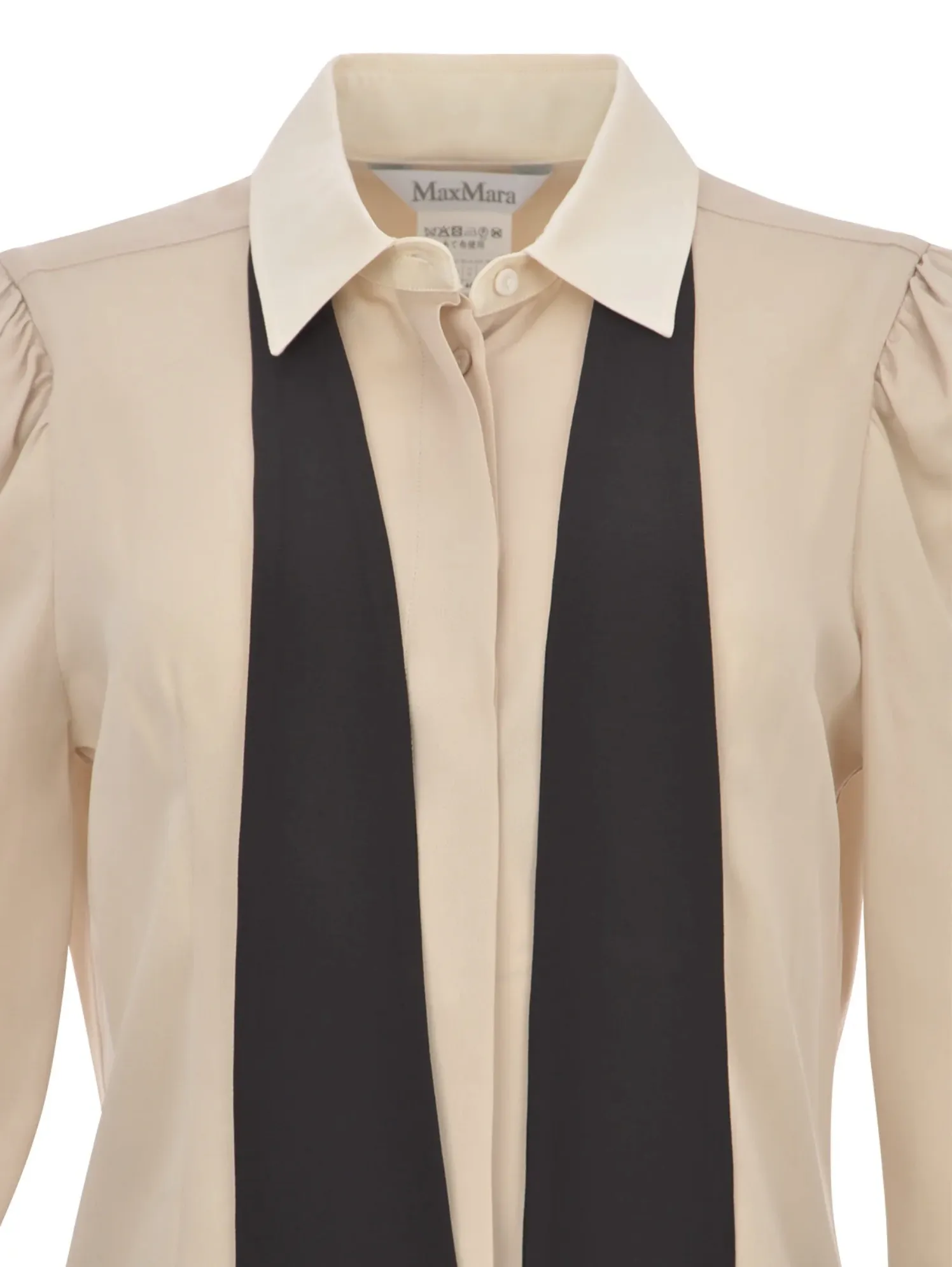 MaxMara  |Silk Long Sleeves Plain Shirts & Blouses