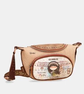 Menire ethnical printed crossbody bag