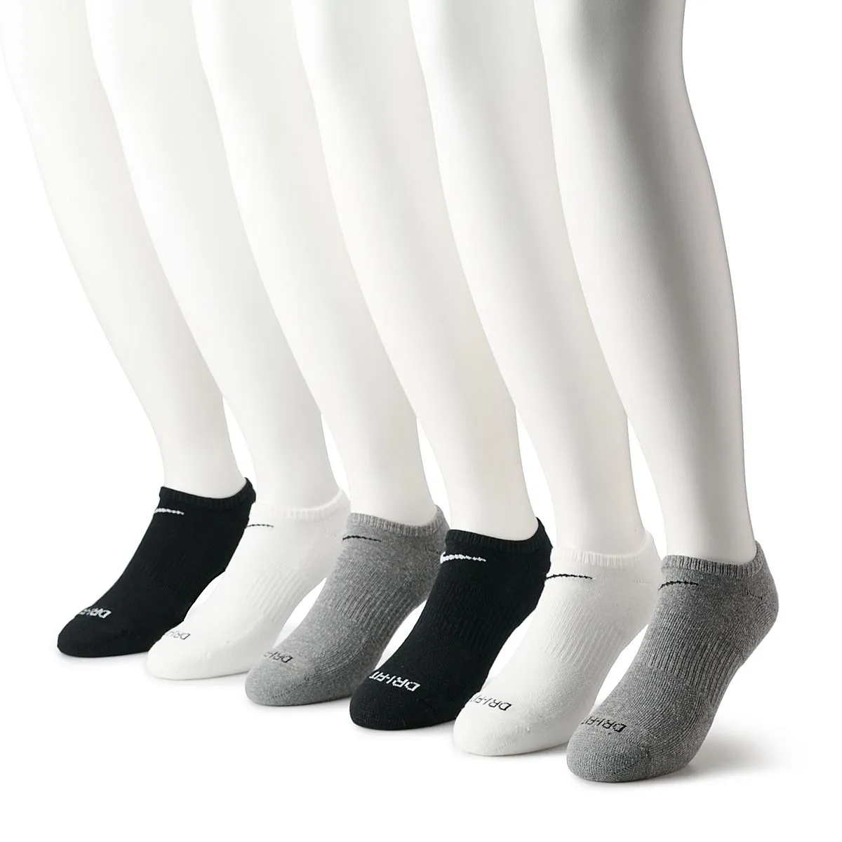 Men's Nike 3-pack Everyday Plus Cushion No-Show Training Socks