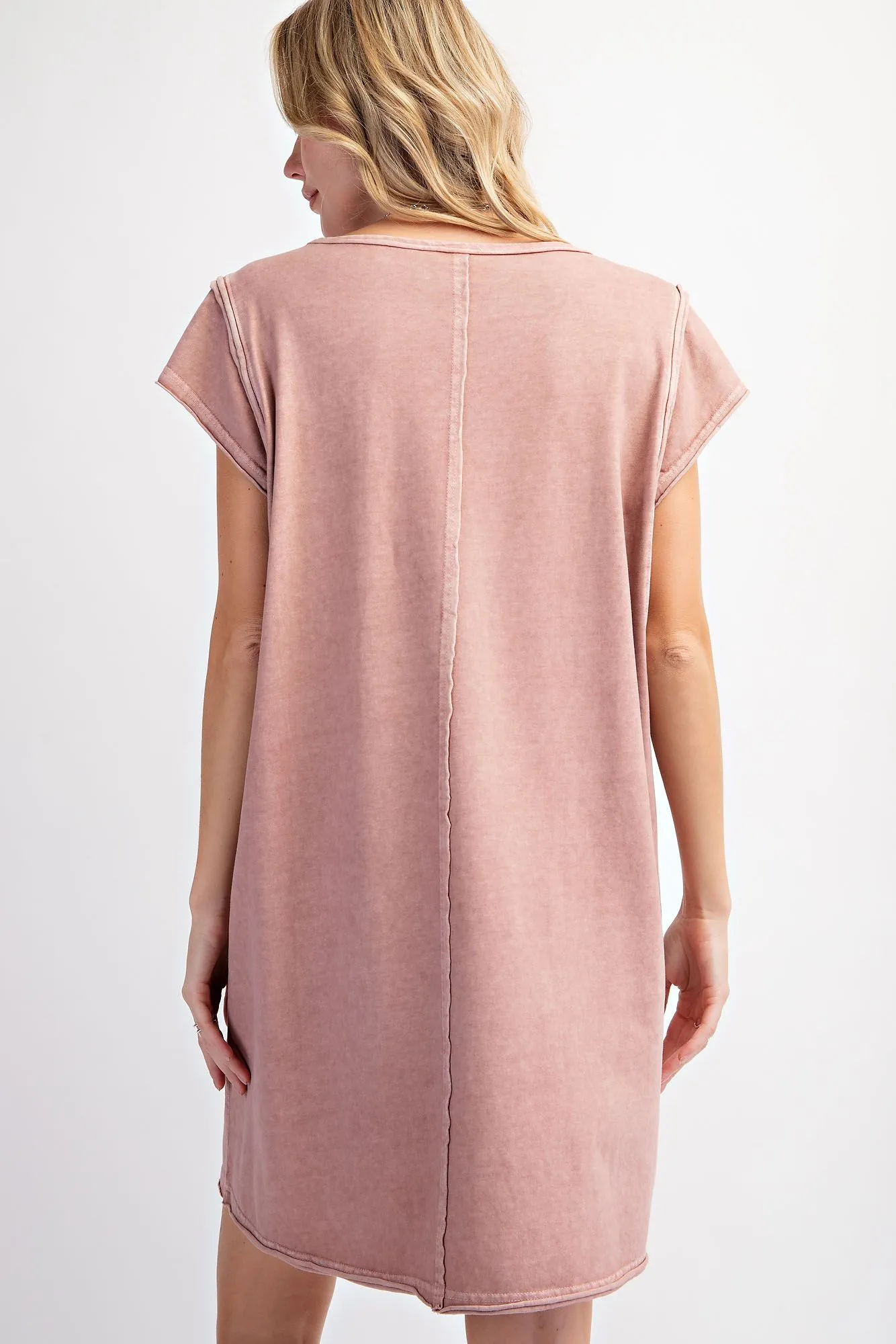 Mineral Washed Knit Dress