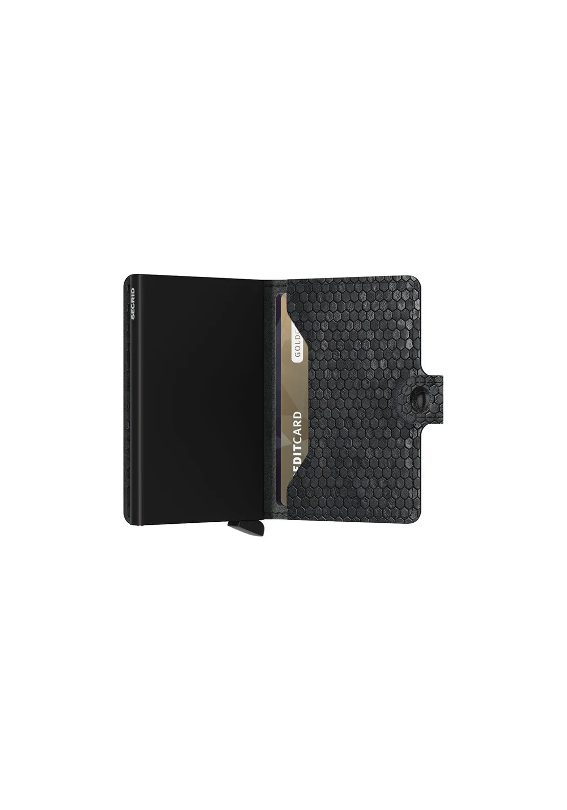 Mini Hexagon Wallet - Black