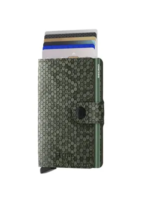 Mini Hexagon Wallet - Green