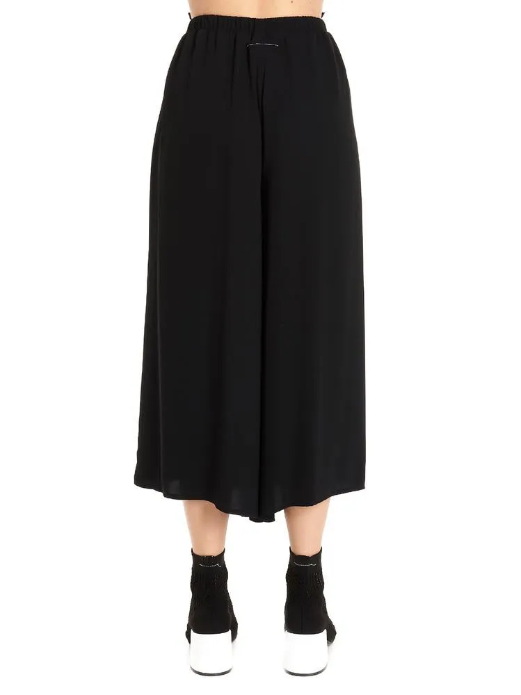 Mm6 Maison Margiela Pleated Palazzo Pants