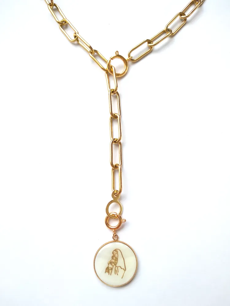 Mother and Child Layering Necklace