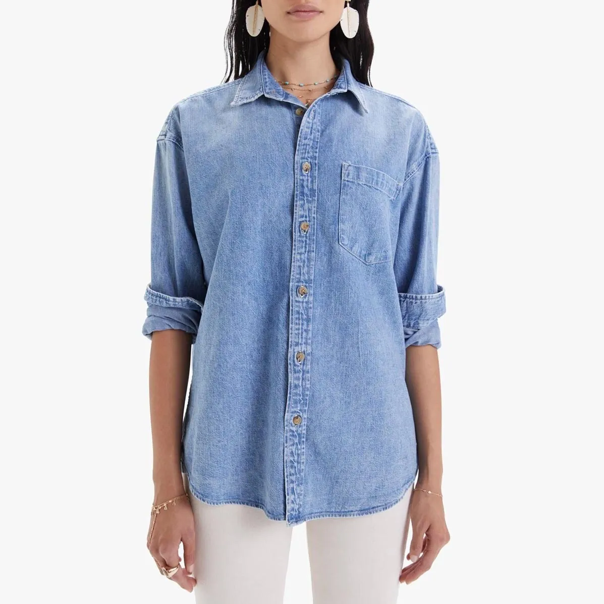 MOTHER  |Cotton Shirts & Blouses