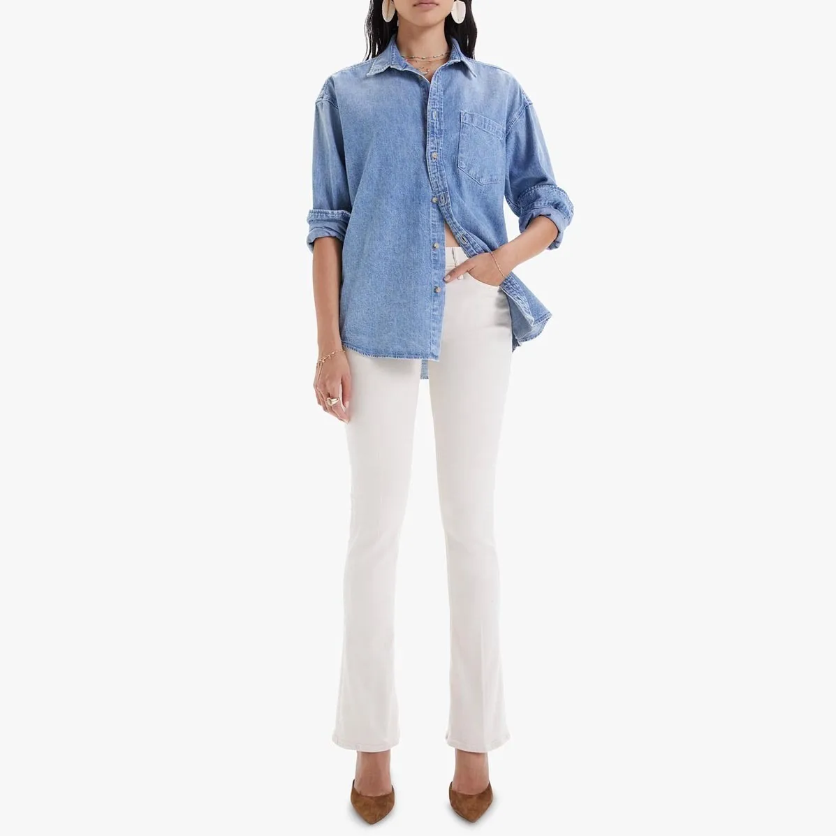 MOTHER  |Cotton Shirts & Blouses