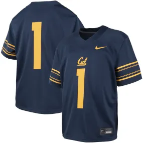 Nike #1 Cal Bears Youth Navy Untouchable Replica Game Jersey