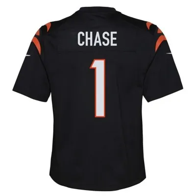 Nike Kids' Cincinnati Bengals Ja'Marr Chase #1 Game Jersey