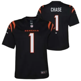 Nike Kids' Cincinnati Bengals Ja'Marr Chase #1 Game Jersey