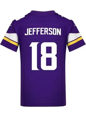 Nike Kids' Minnesota Vikings Justin Jefferson #18 Game Jersey