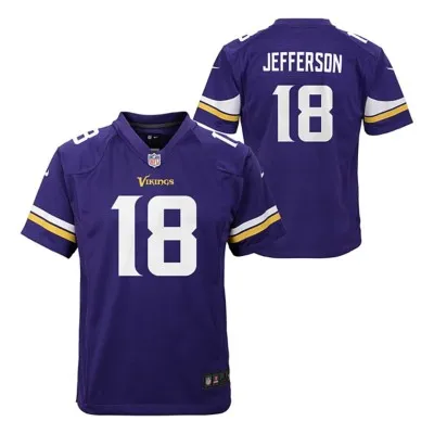 Nike Kids' Minnesota Vikings Justin Jefferson #18 Game Jersey