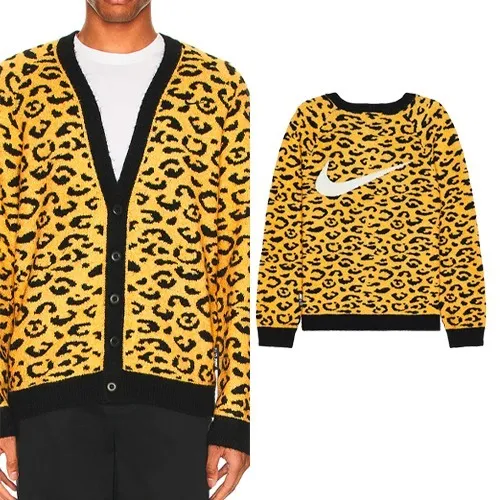 Nike  |Leopard Patterns Cardigans