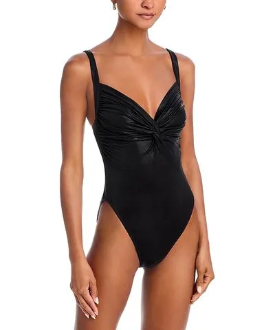 Norma Kamali Twist One Piece Swimsuit