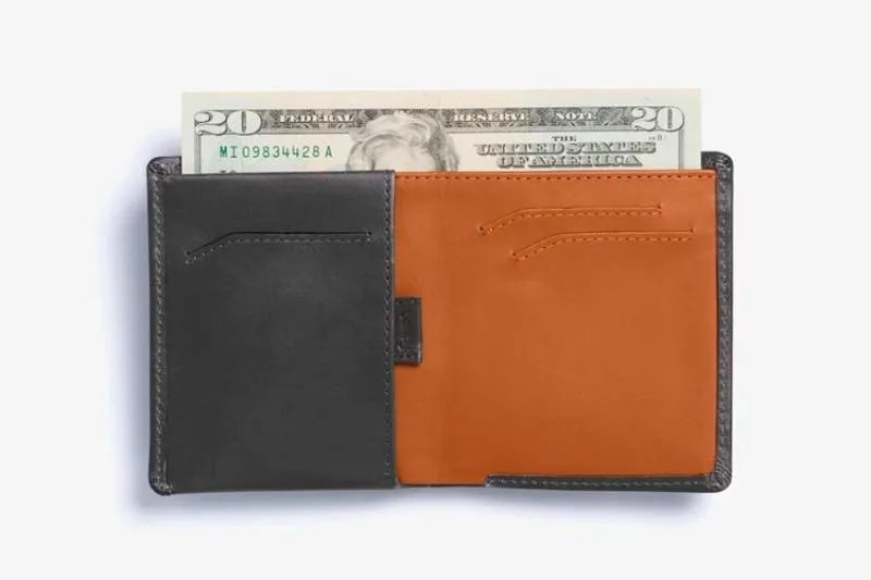 NOTE SLEEVE WALLET - CHARCOAL