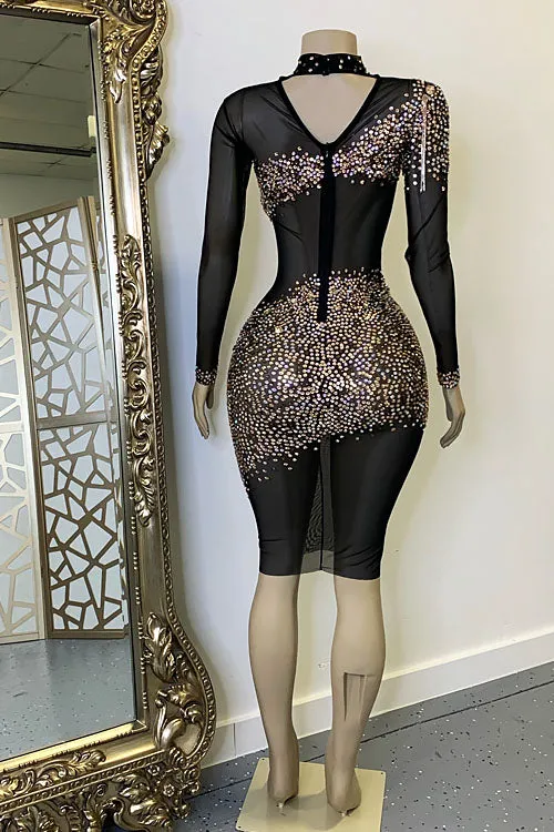 Nova Rhinestone Dress