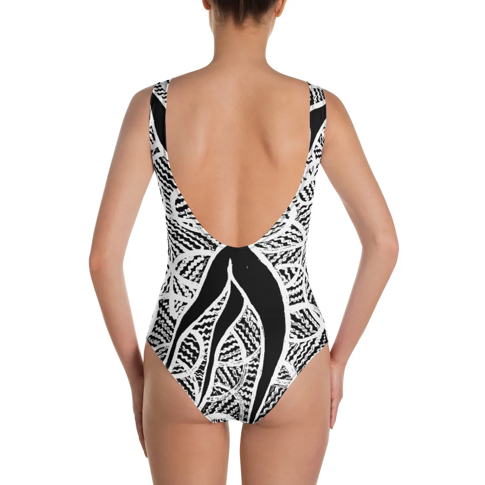 One-Piece Swimsuit Love Plants