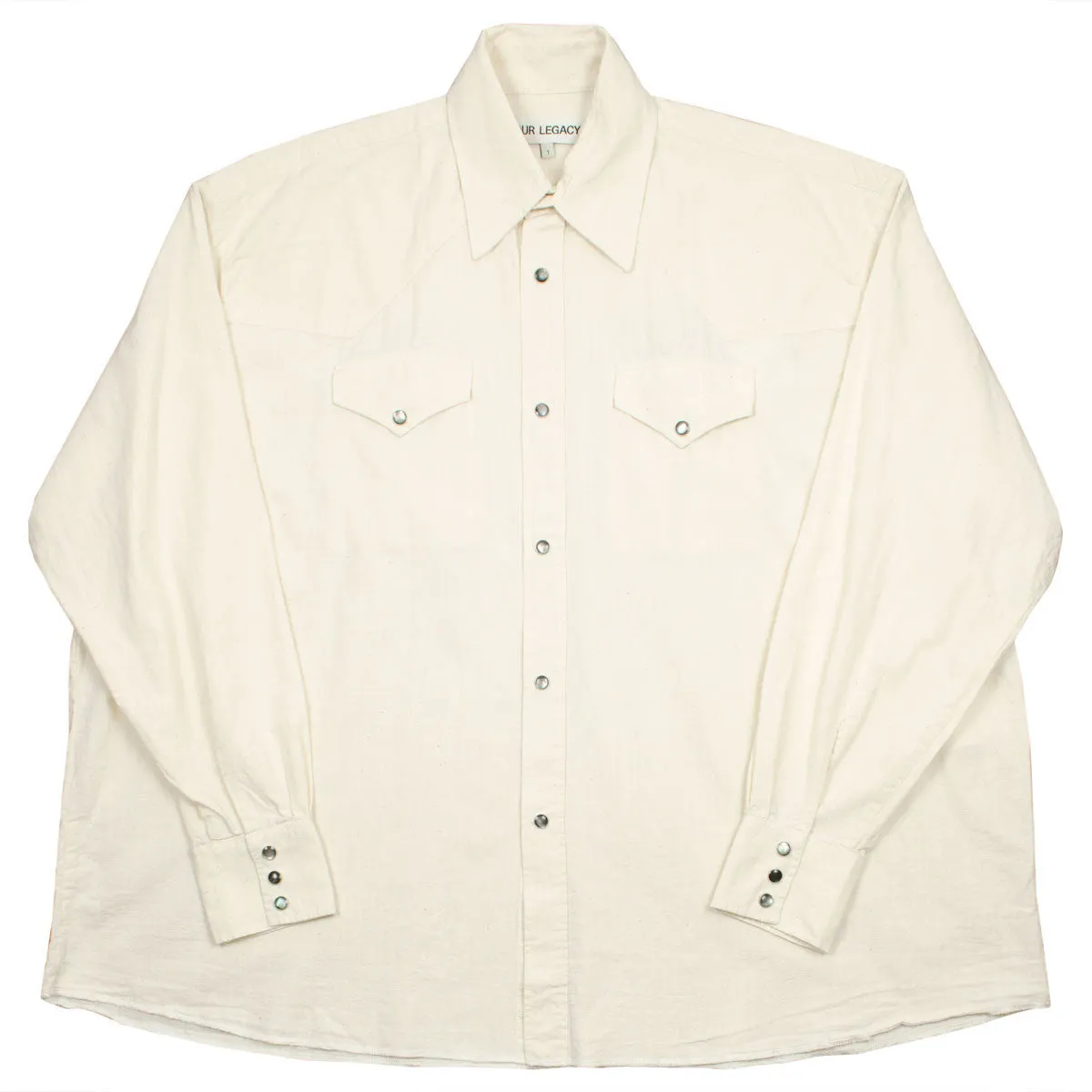 Our Legacy SPLASH - Ranch Shirt - White Chambray