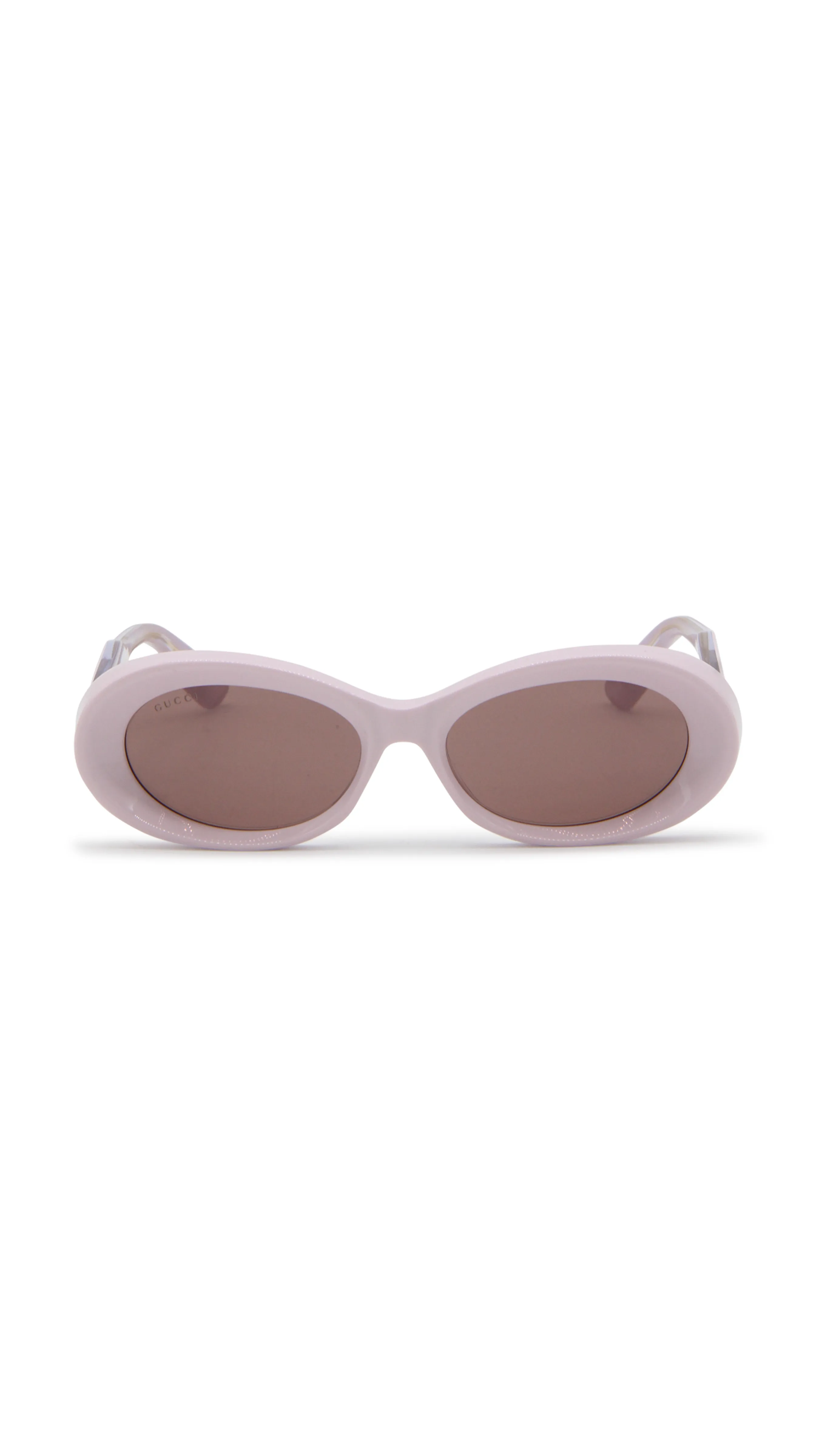 Oval Frame Sunglasses - Pink