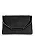 Paradox London Danette Black Microsuede Clutch Bag