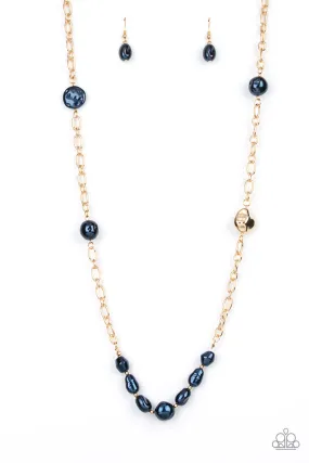 Pardon My FABULOUS - Blue Necklace