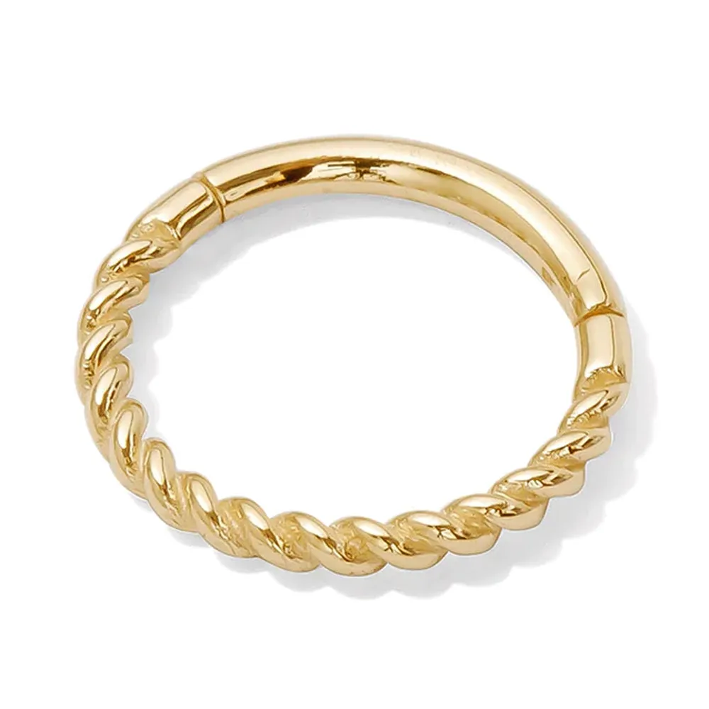 Paris Hinge Ring / Clicker in Gold