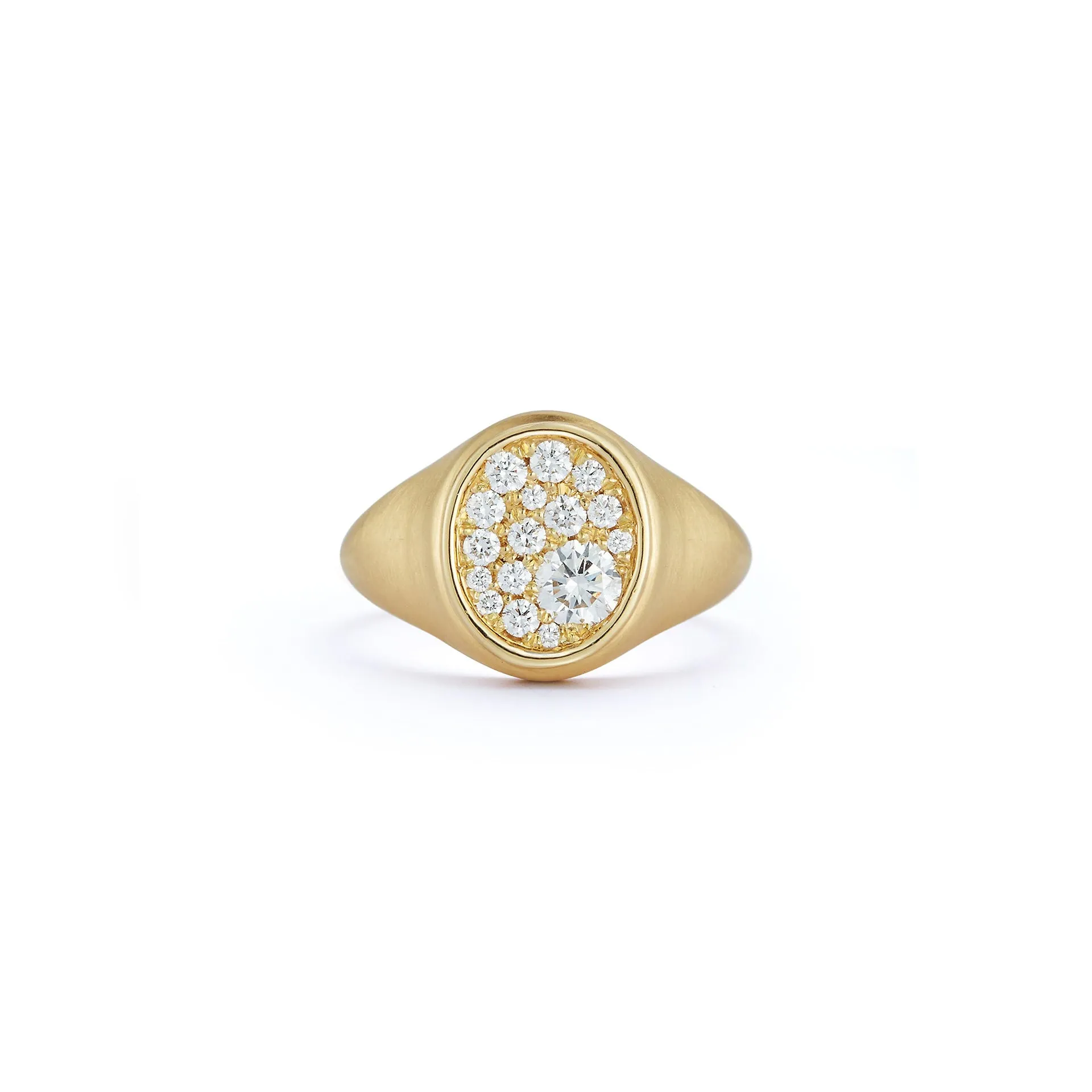 Pave Signet Ring