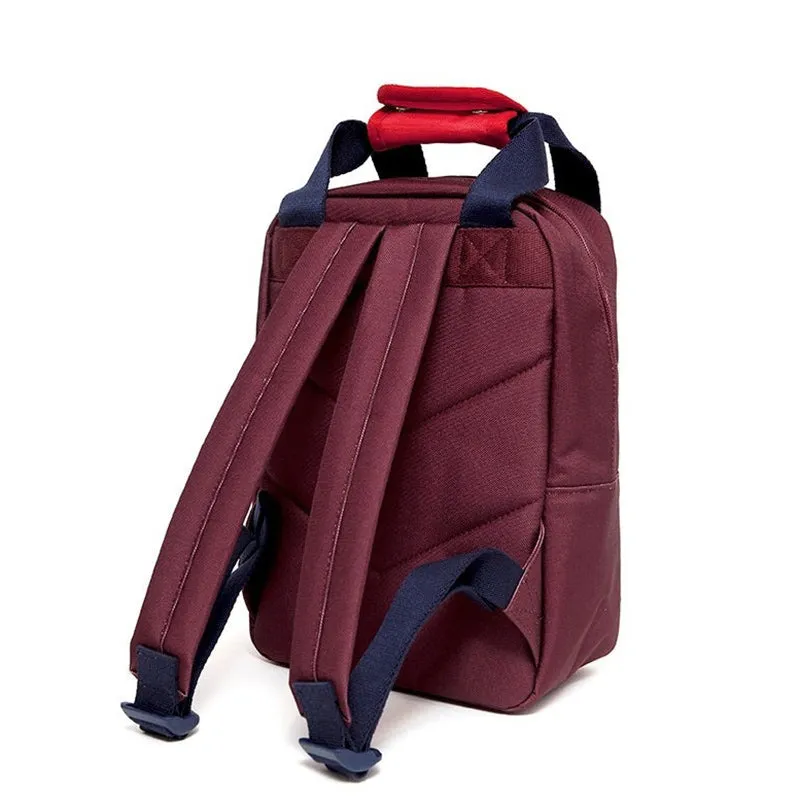 Petit Monkey Block Backpack Small - Zinfandel