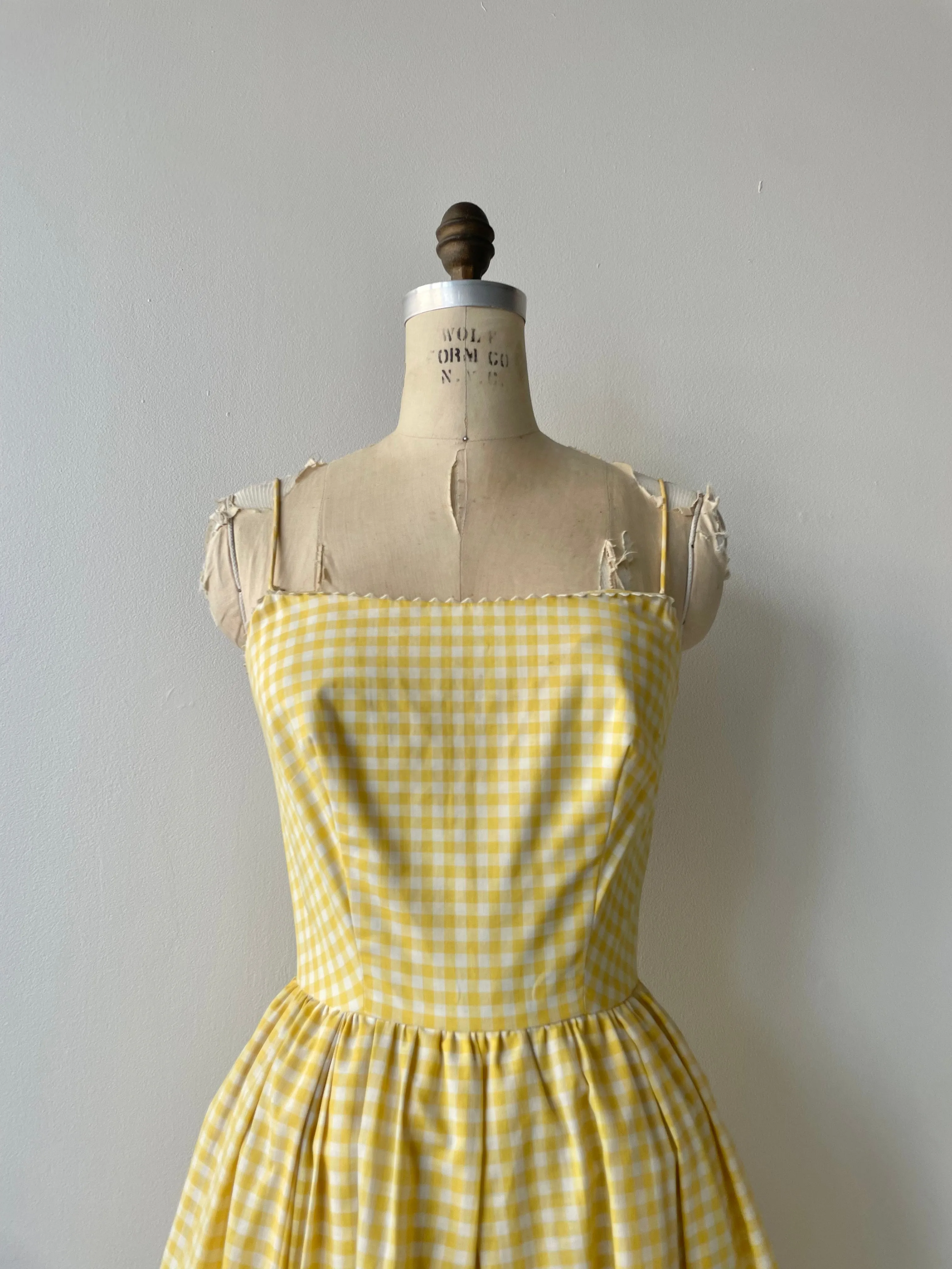 Picnic Gingham Dress | 1950s