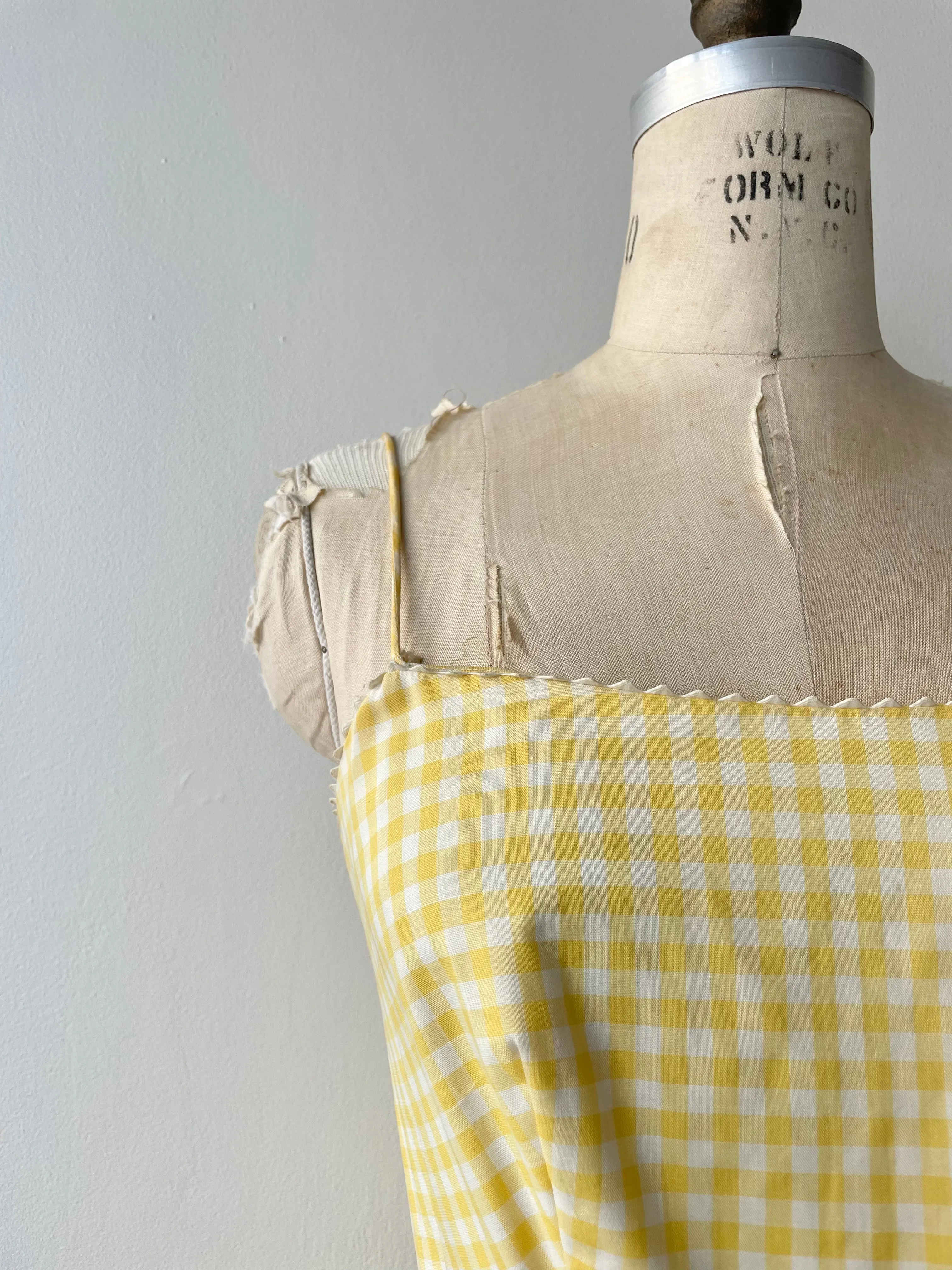 Picnic Gingham Dress | 1950s