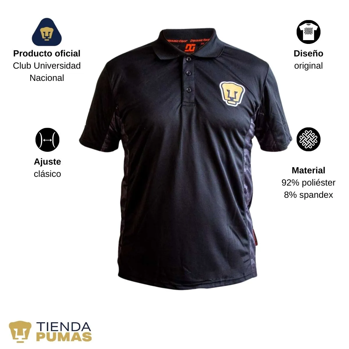 Playera Tipo Polo Hombre Pumas UNAM DGCS311M