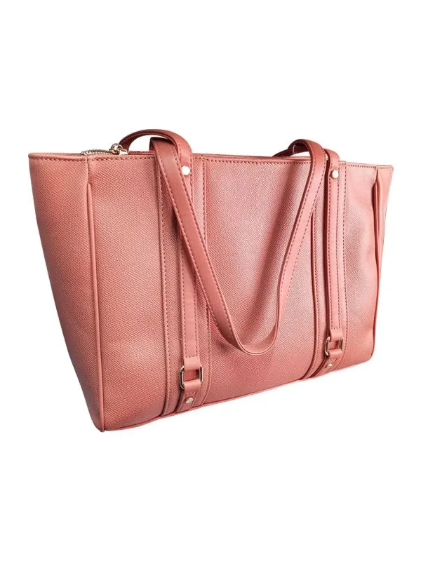 Polo Siena Medium Market Tote Coral