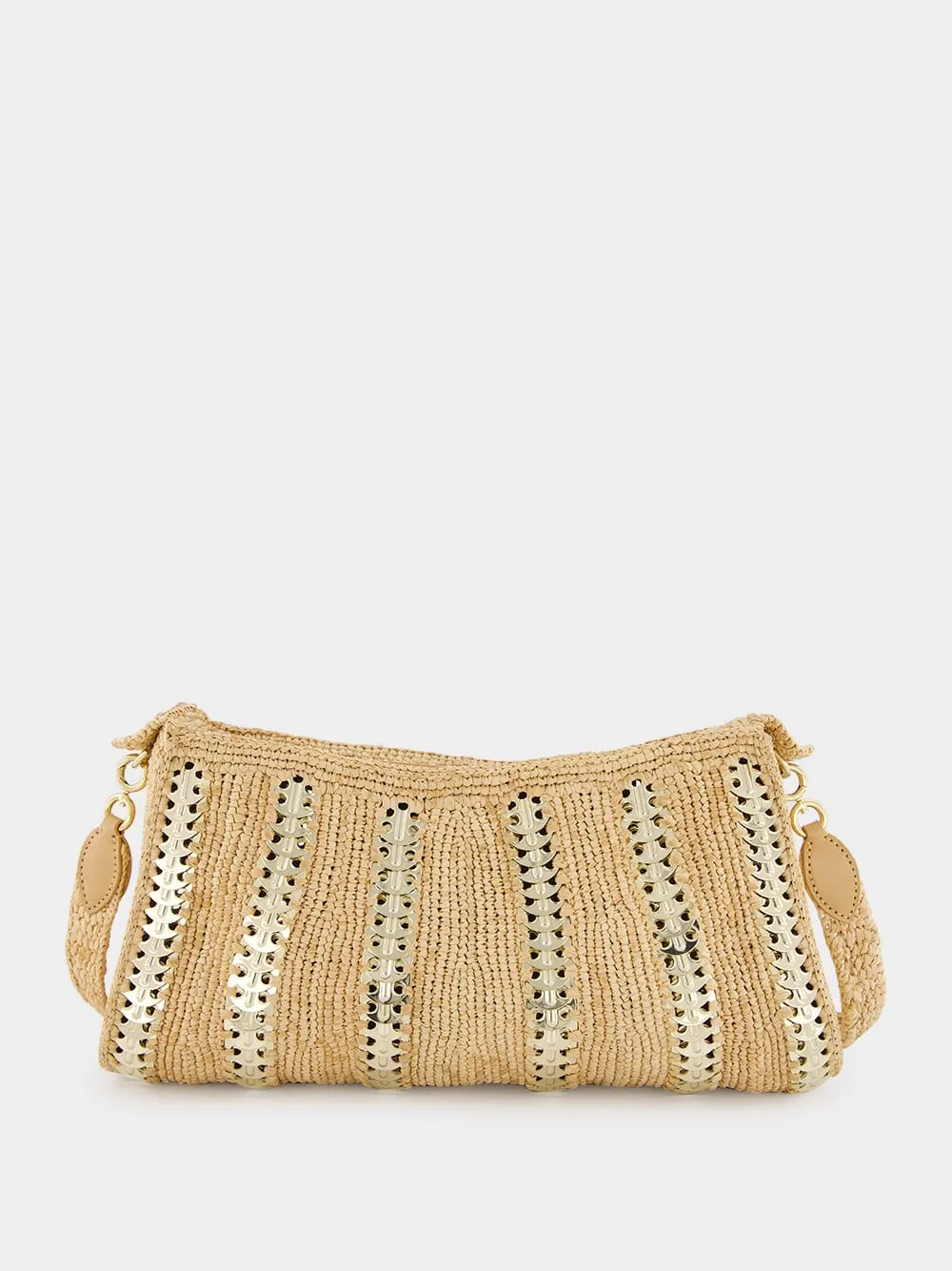 Raffia Clutch