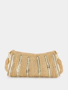 Raffia Clutch