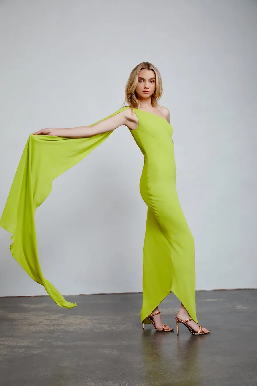 Riley Dress - Lime