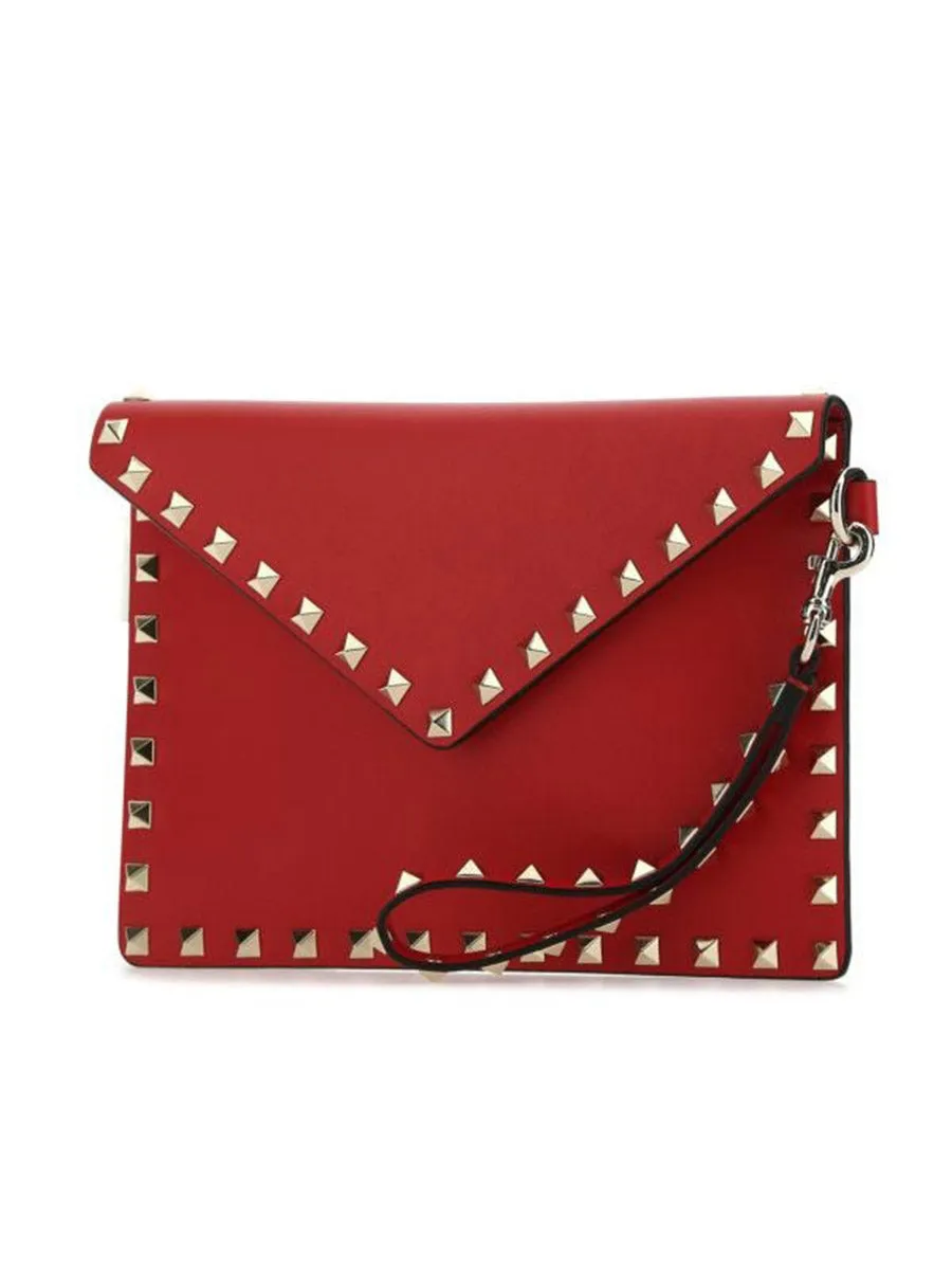 Rockstud Envelope Clutch