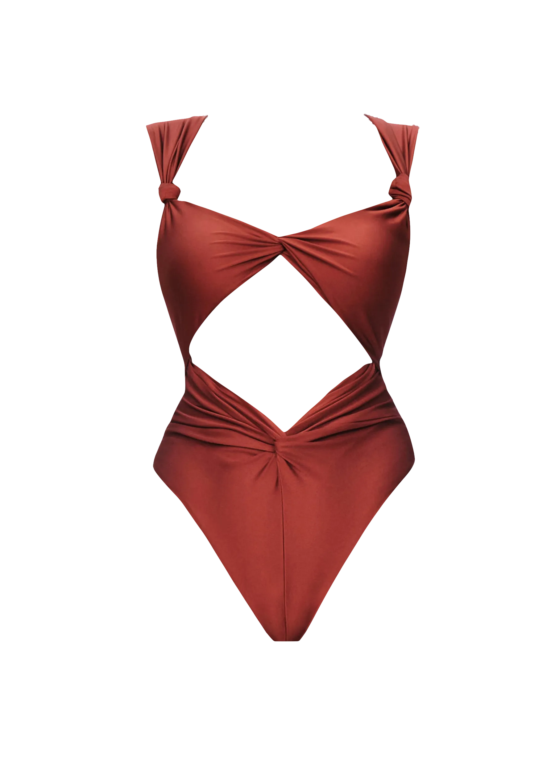 RORA ONE PIECE SWIMSUIT - CHOCOLATE