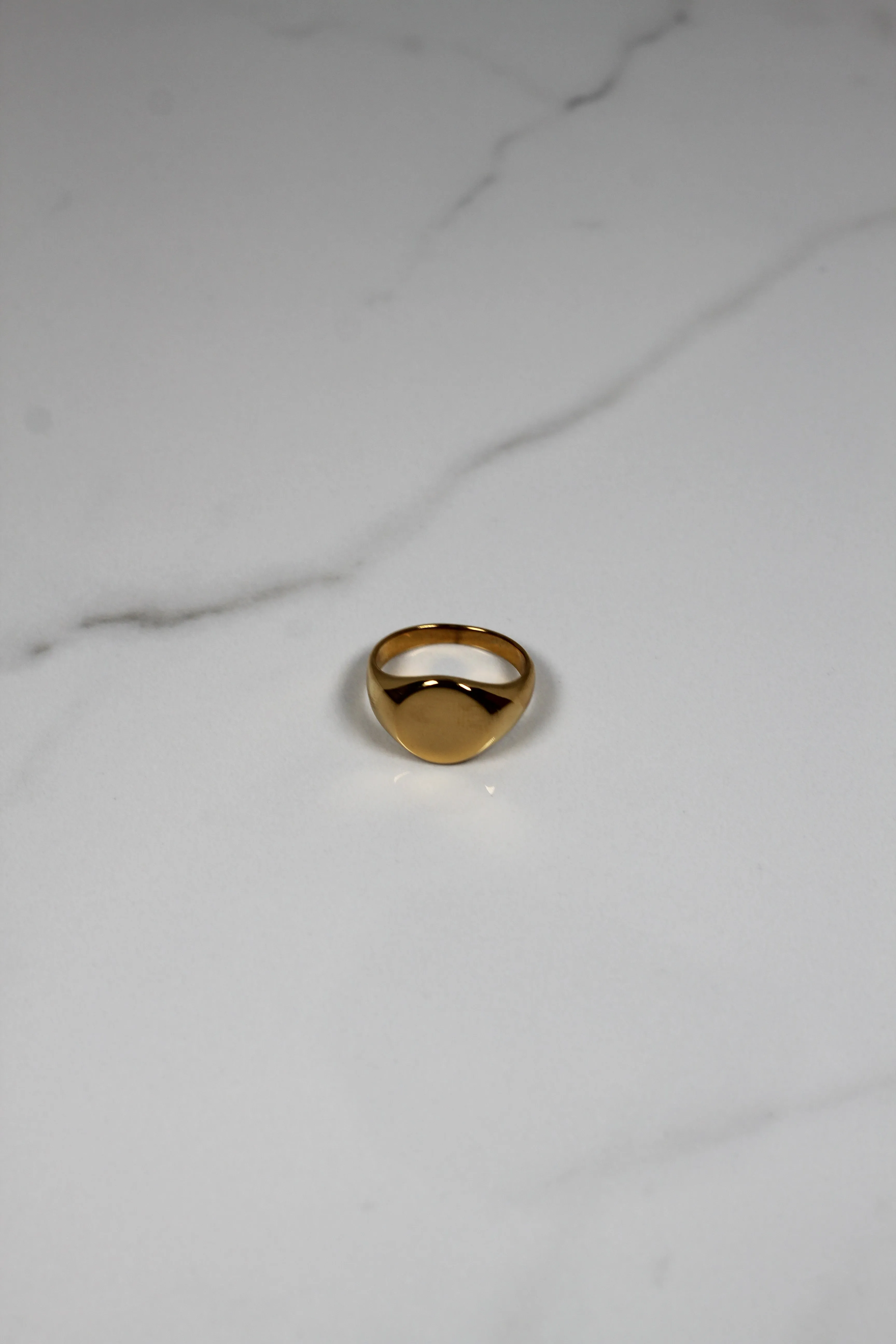 Round Signet Ring