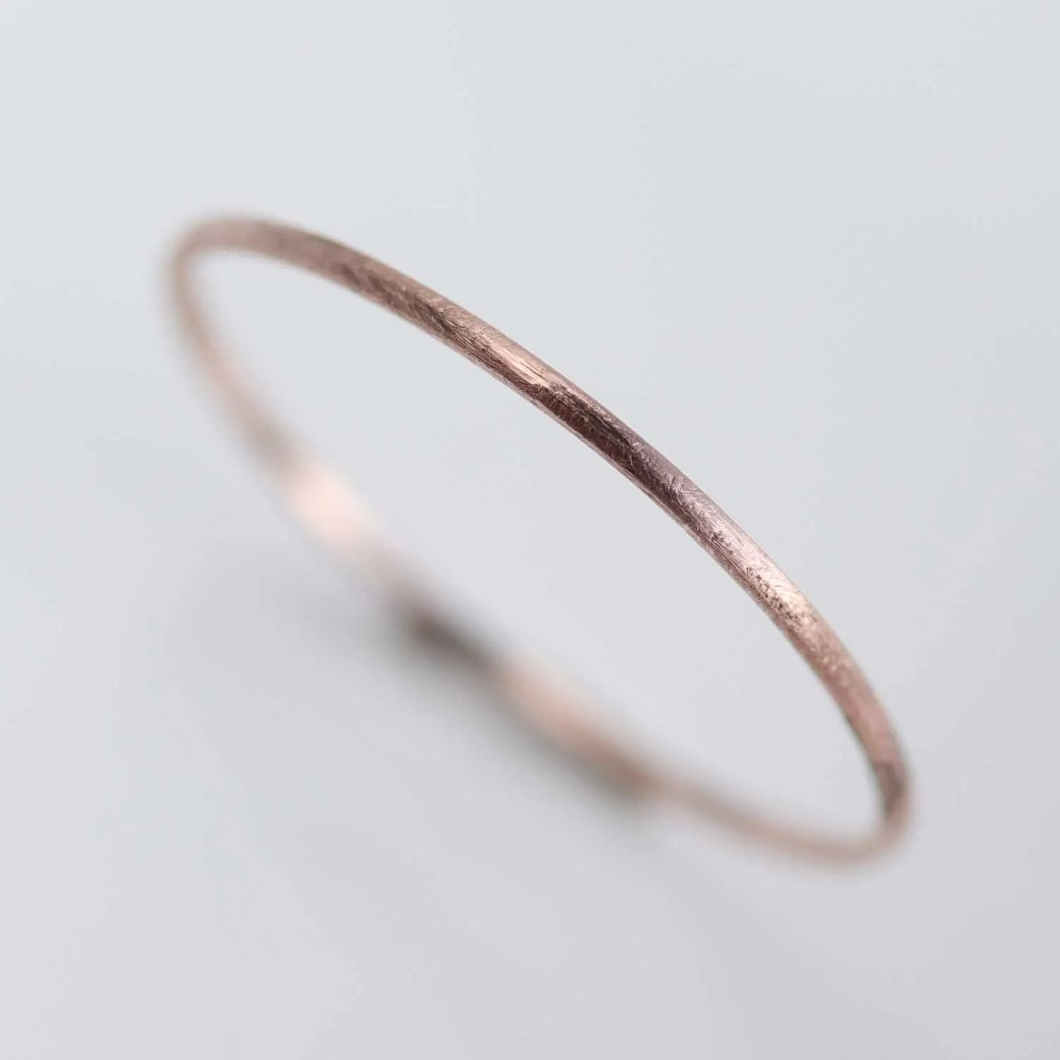 Rustic Textured Round Stacking Ring 