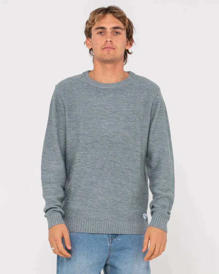 Rusty Skyliner Crew Neck Knit - Porceline