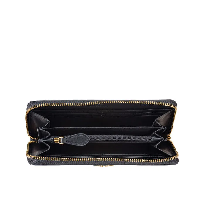 RYDER WALLET ZIP AROUND Woman Nero 