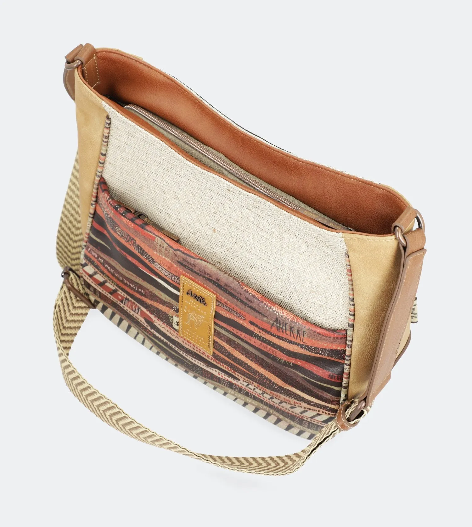 Safari Fusion Embroidered crossbody bag