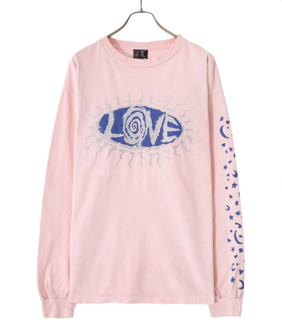 Saint Mxxxxxx  |Crew Neck Pullovers Heart Star Unisex Street Style