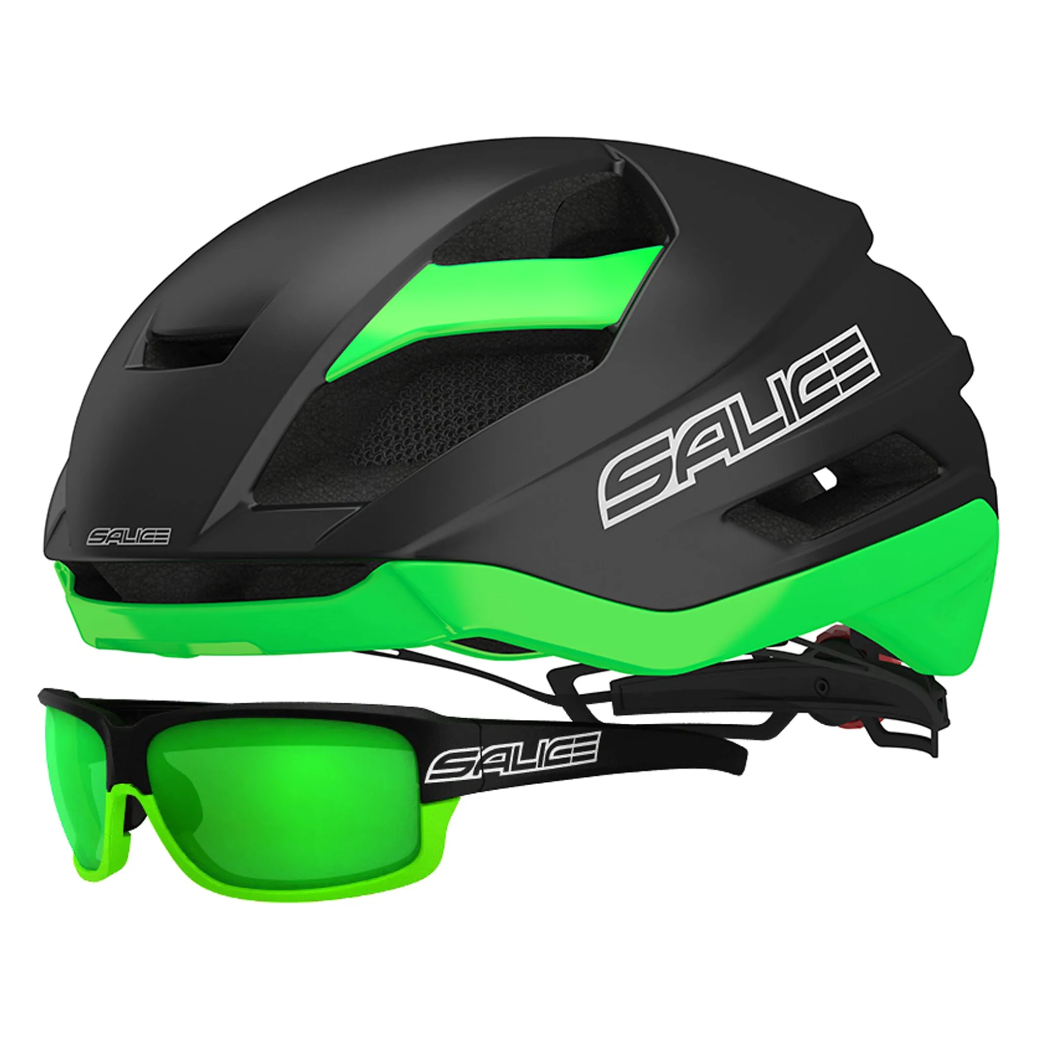 Salice Levante Helmet Black-Green