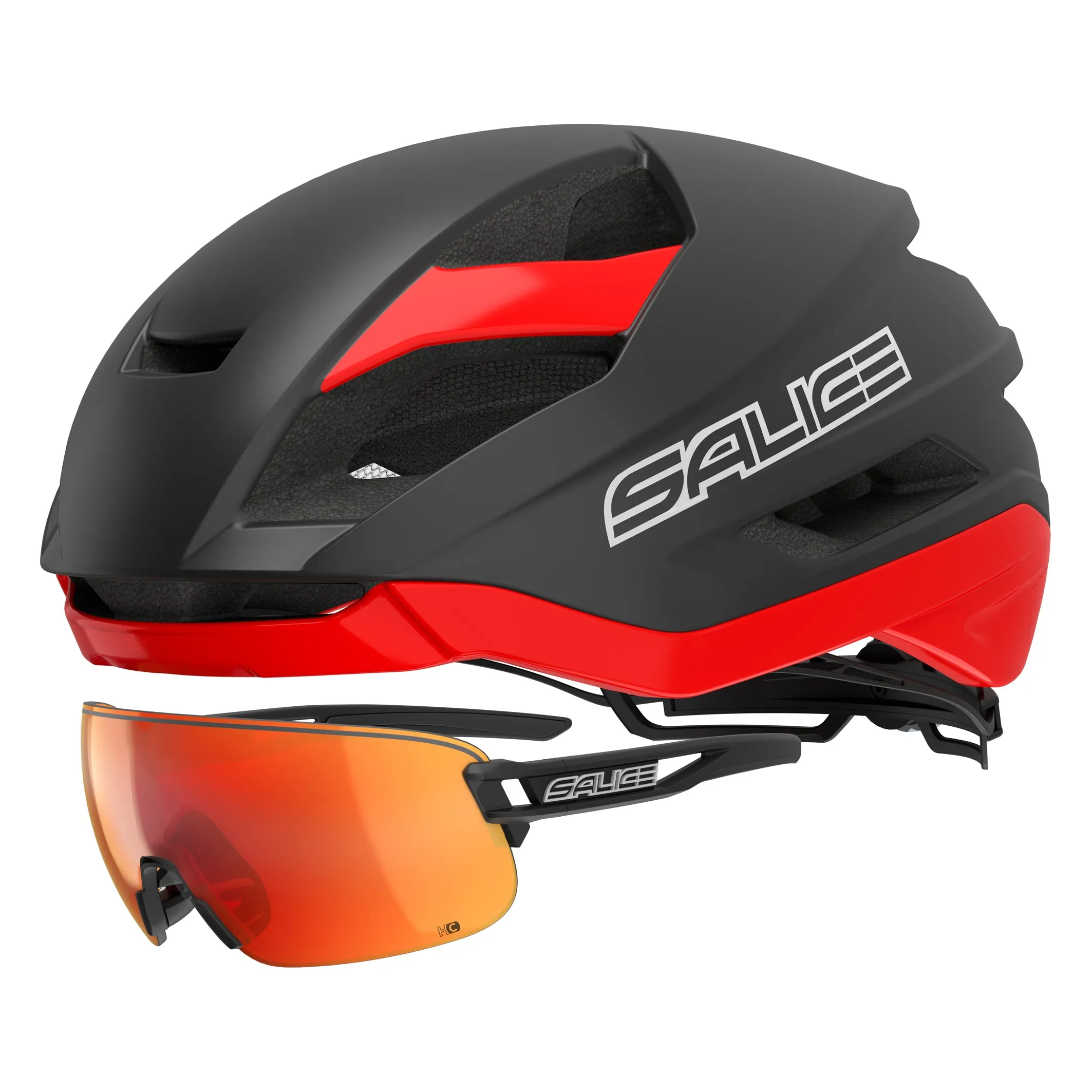 Salice Levante Helmet Black-Red - DISCONTINUED