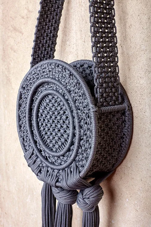 Sethekele Circular Crossbody Handbag