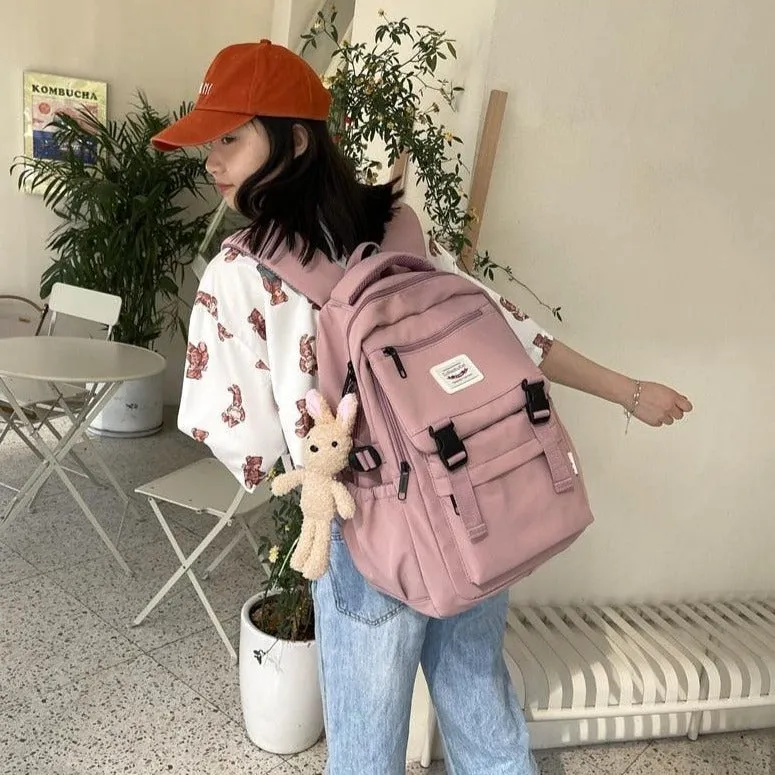 Simple Design Waterproof Nylon Women's Cool Backpack GE144