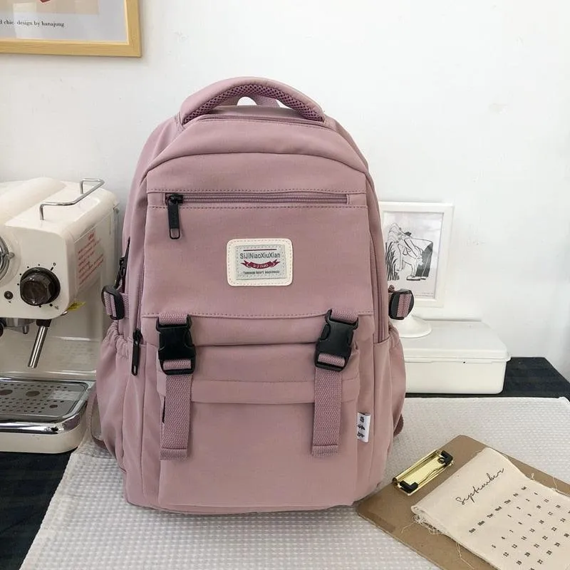 Simple Design Waterproof Nylon Women's Cool Backpack GE144