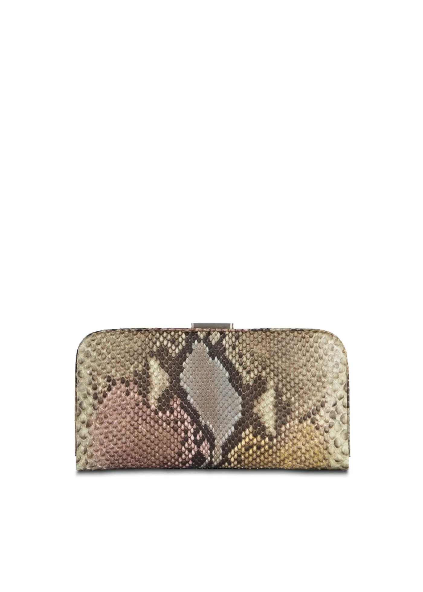 Slide Lock Wallet - Pastel Multi-Color Python