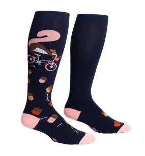 SOCK it to me Unisex Stretch-It Knee High Socks (Unisex) - Feeling Squirrelly